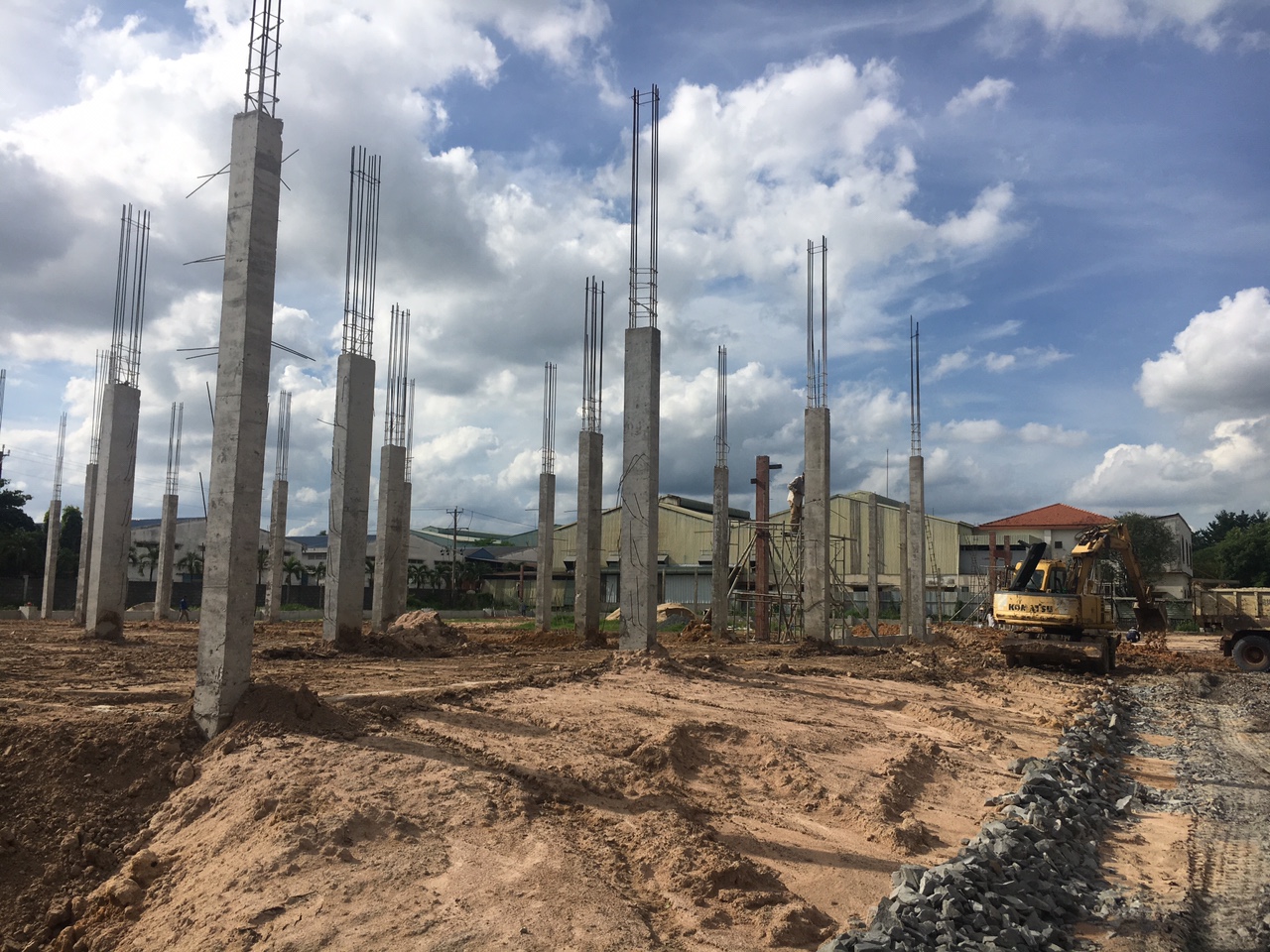 THI CÔNG NHÀ XƯỞNG PHÚ AN