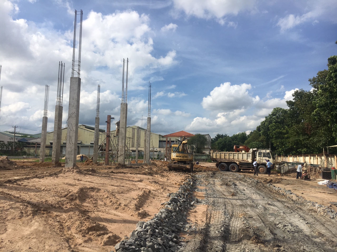 THI CÔNG NHÀ XƯỞNG PHÚ AN